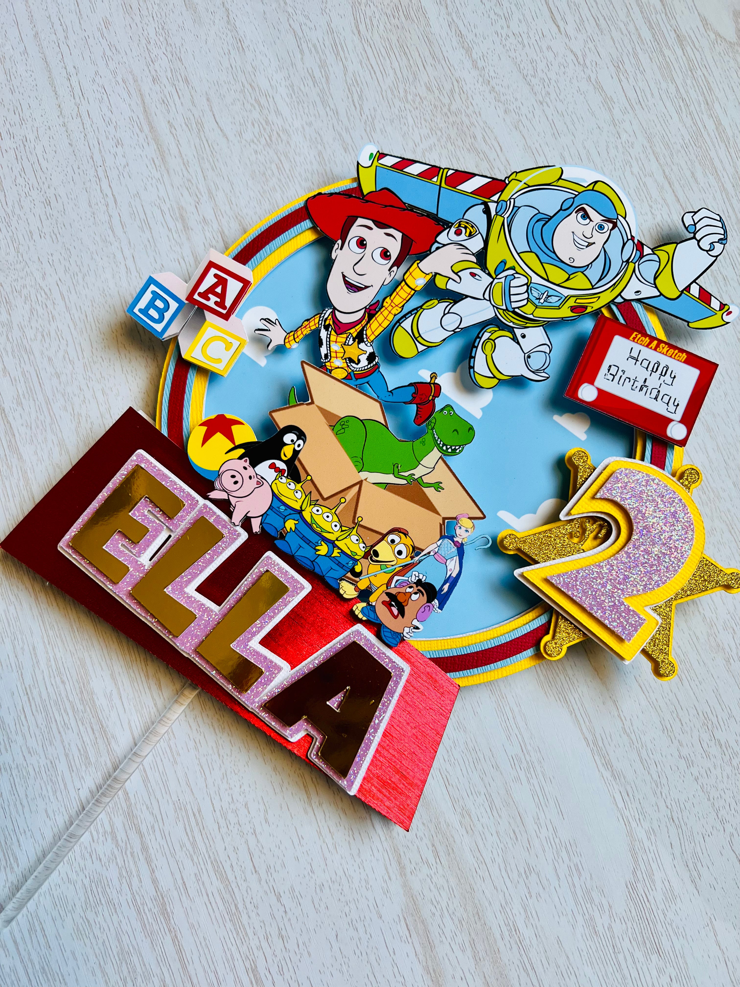 Toy Story cake topper