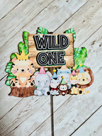wild one cake topper