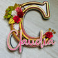 C shaker cake topper 