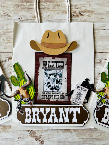 wild west favor bags