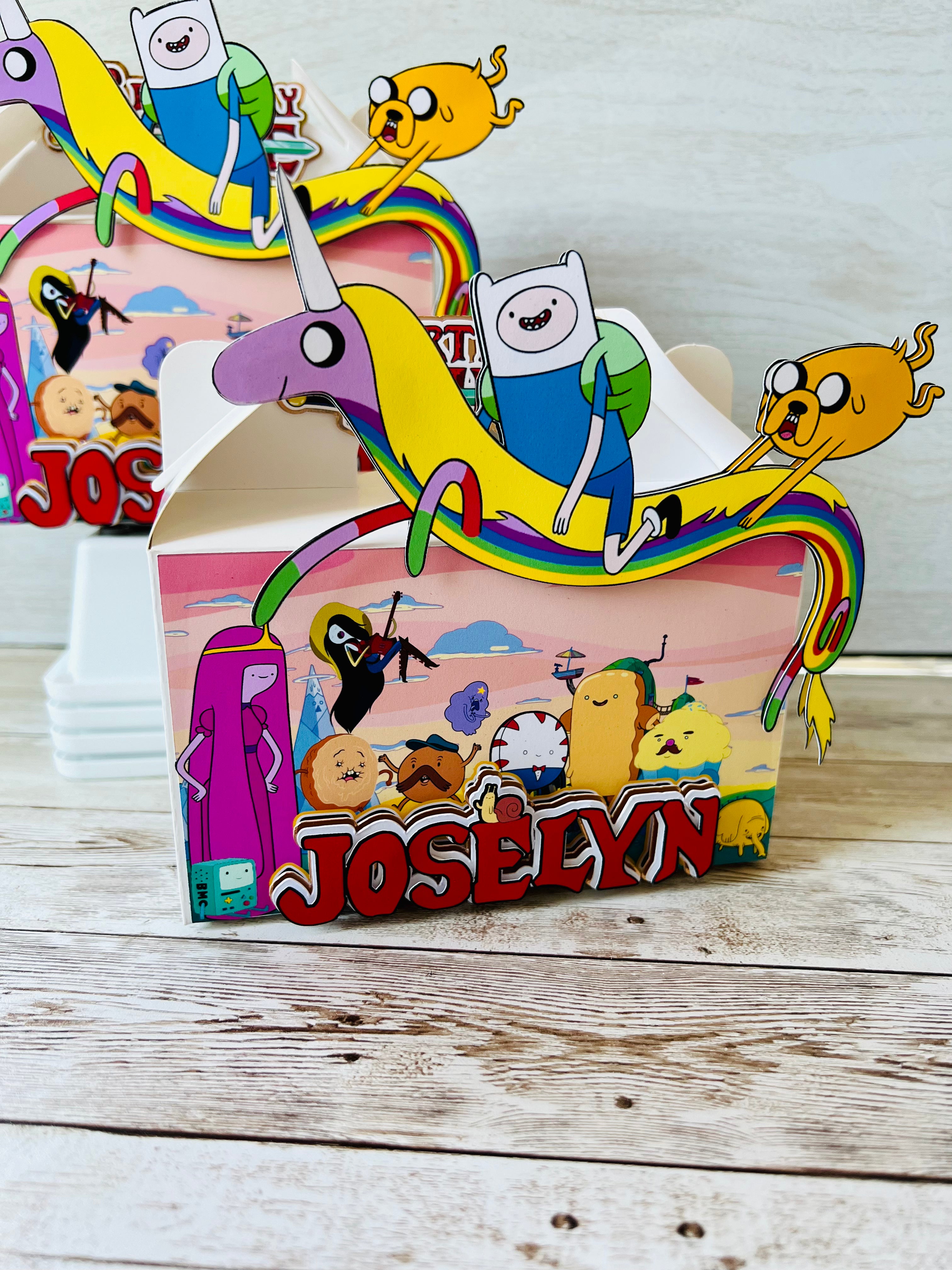 adventure time favor boxes