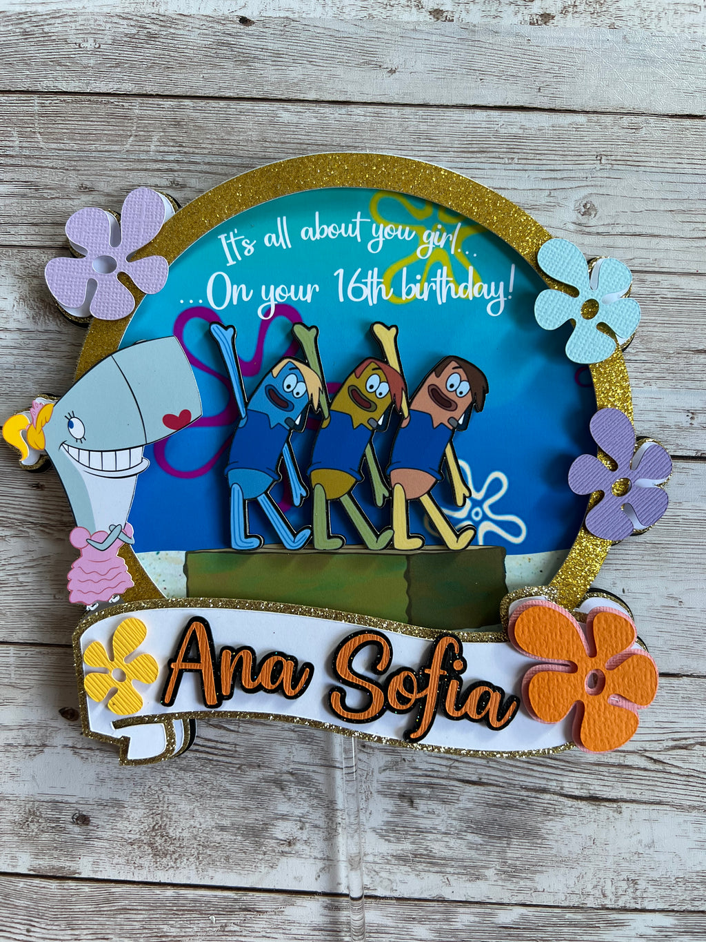 boys who cry cake topper