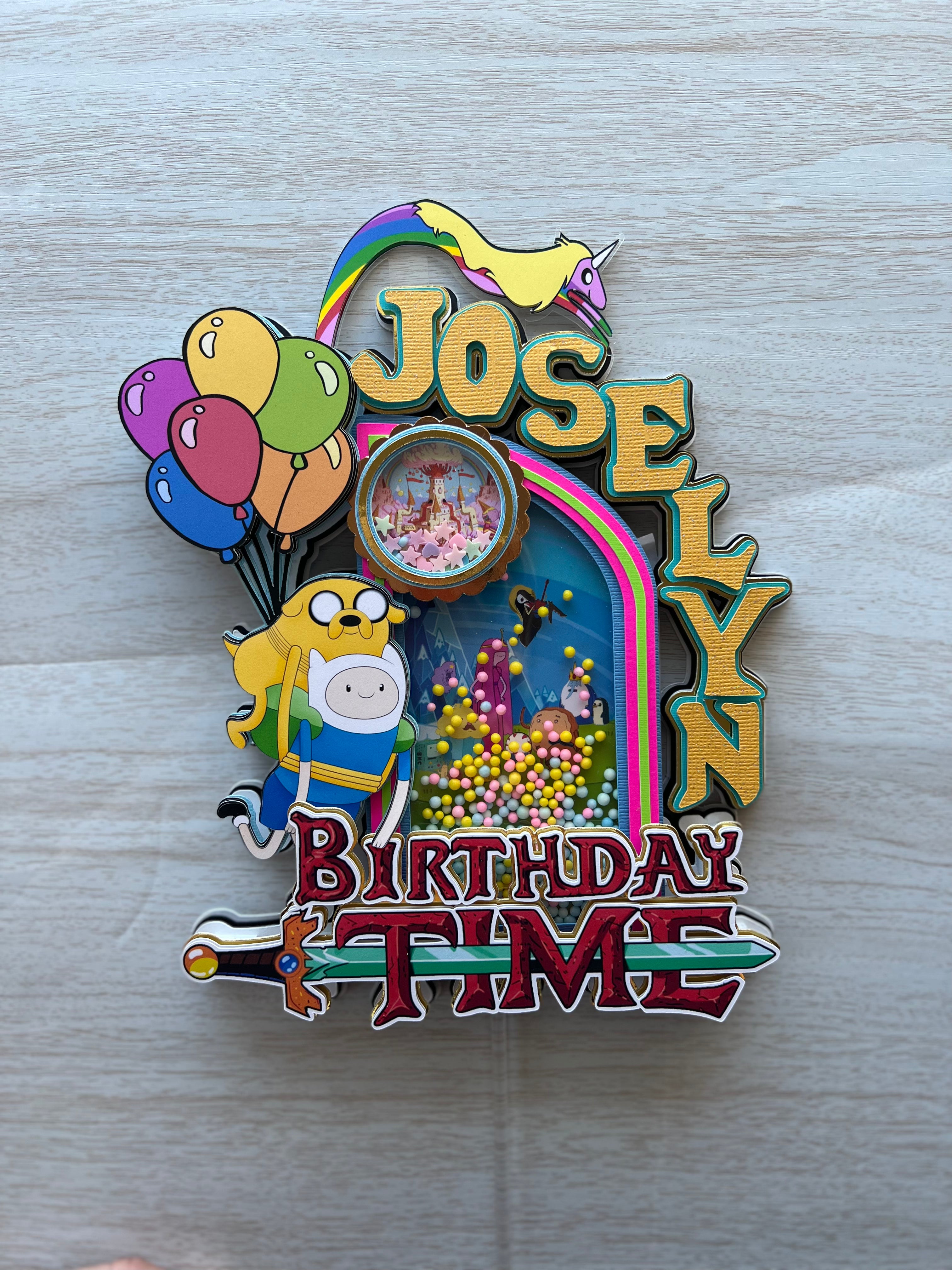 adventure time cake topper
