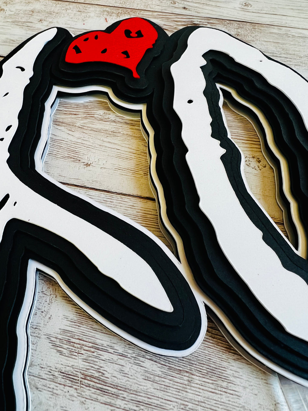 The Weeknd cake topper