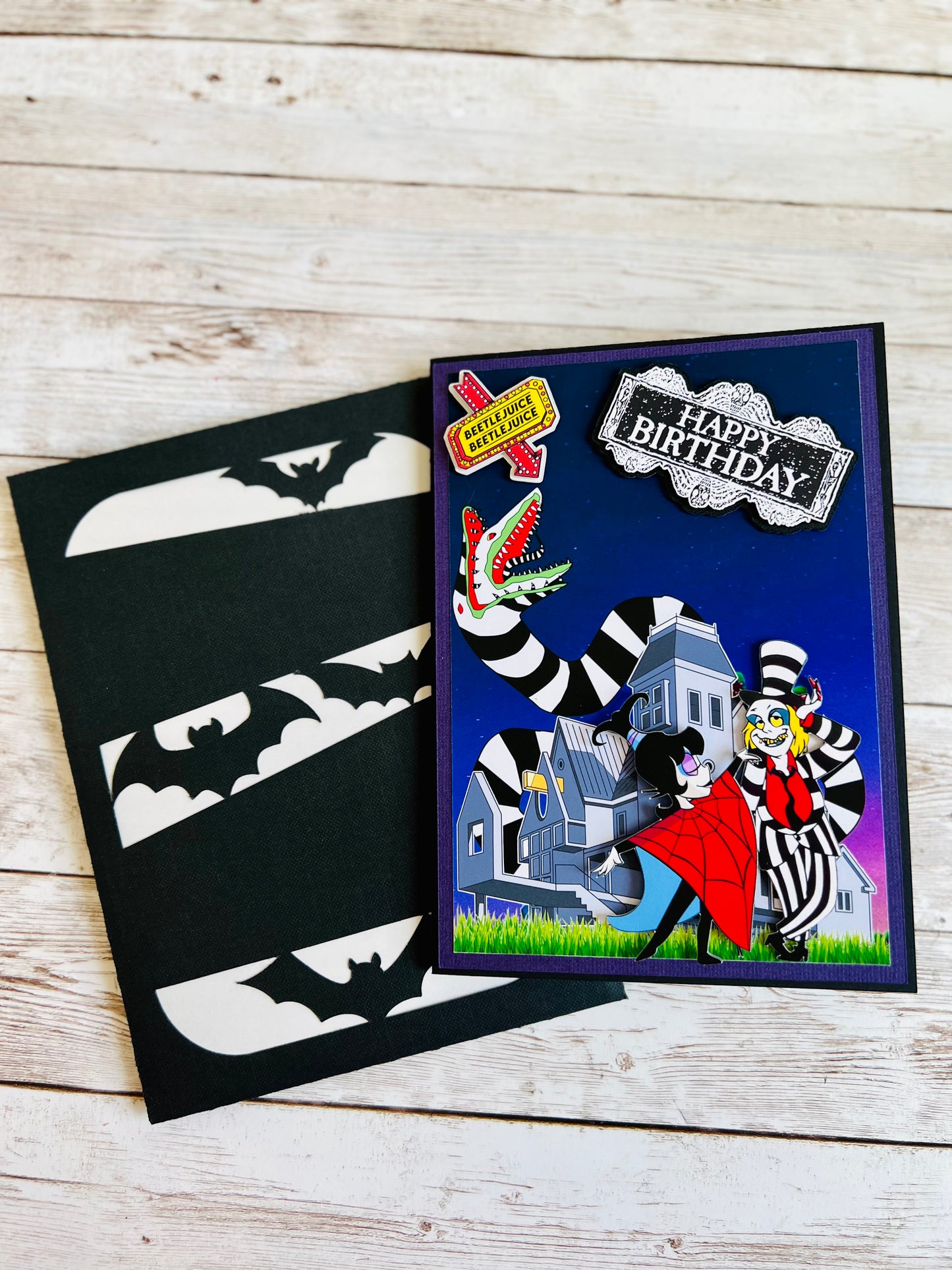 Beetlejuice birthday card