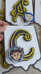 Coraline Birthday Banner