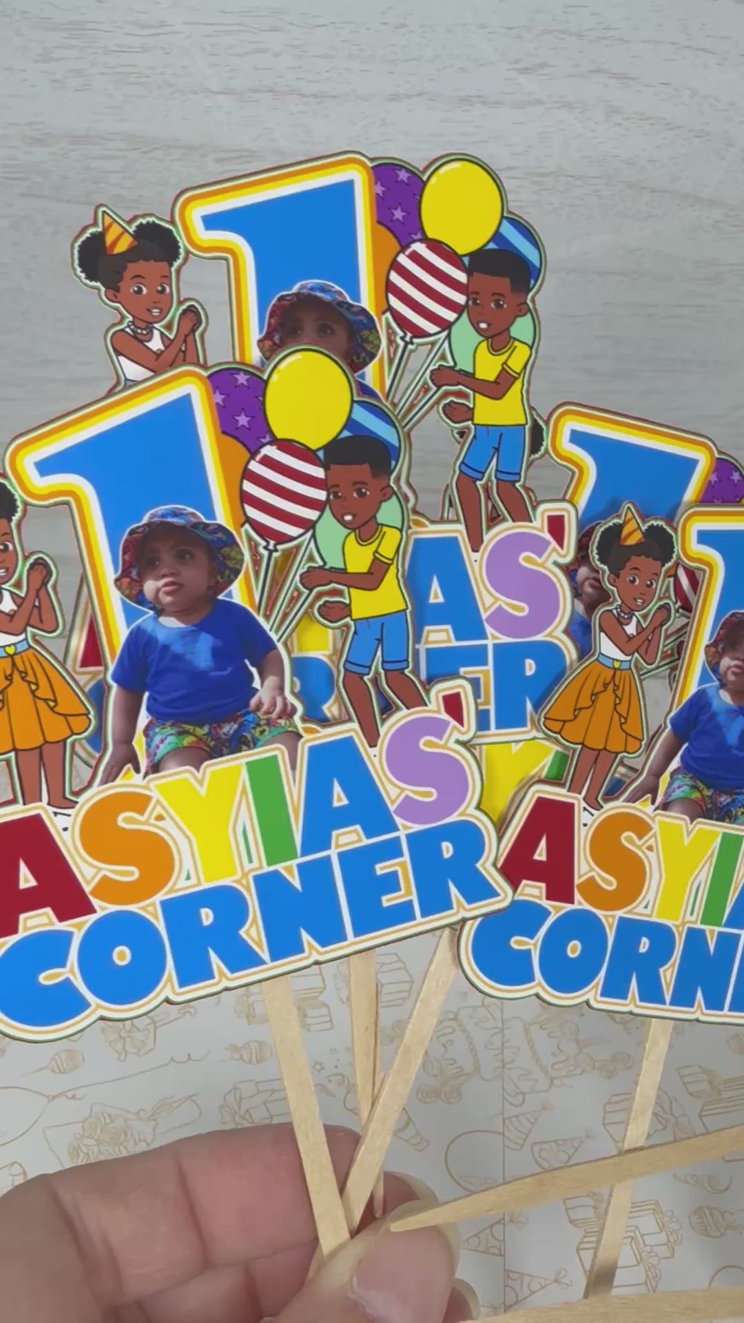 Gracie’s cupcake toppers