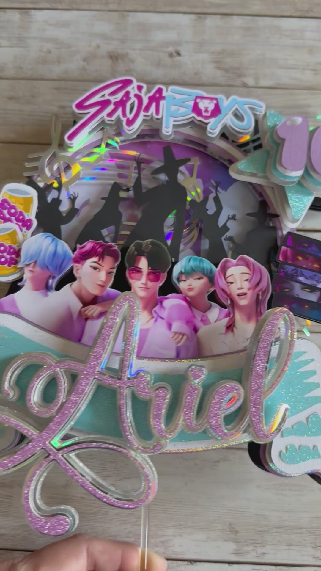 Saja Boys Cake Topper