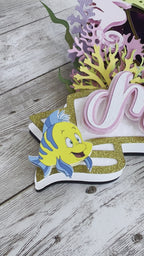 Little Mermaid Cake Topper