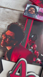 the weeknd cake topper