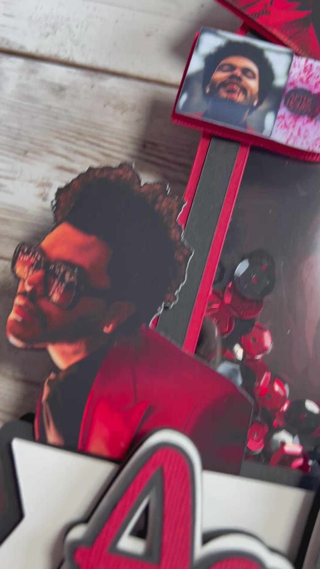 the weeknd cake topper