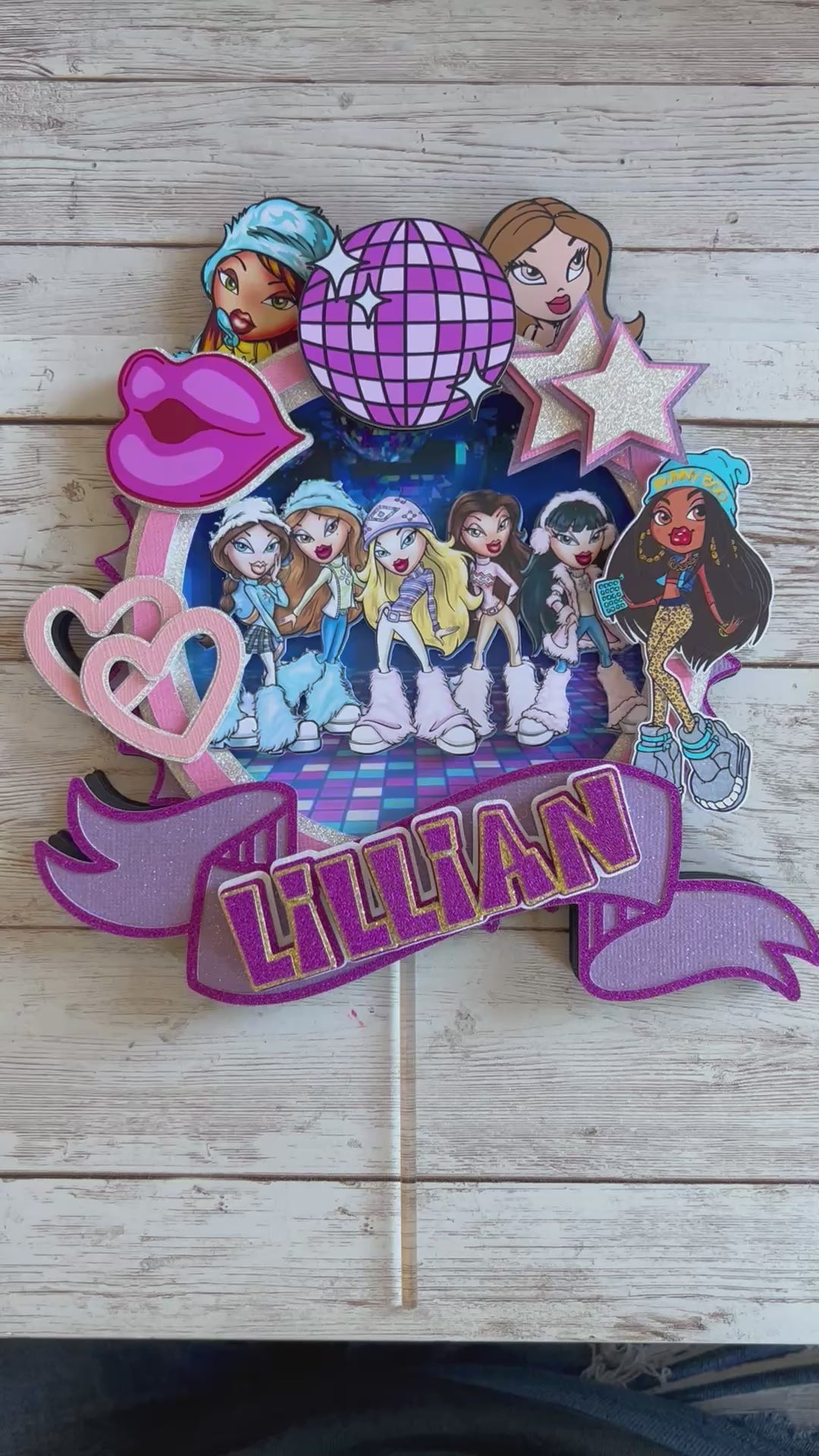 Brat Cake Topper