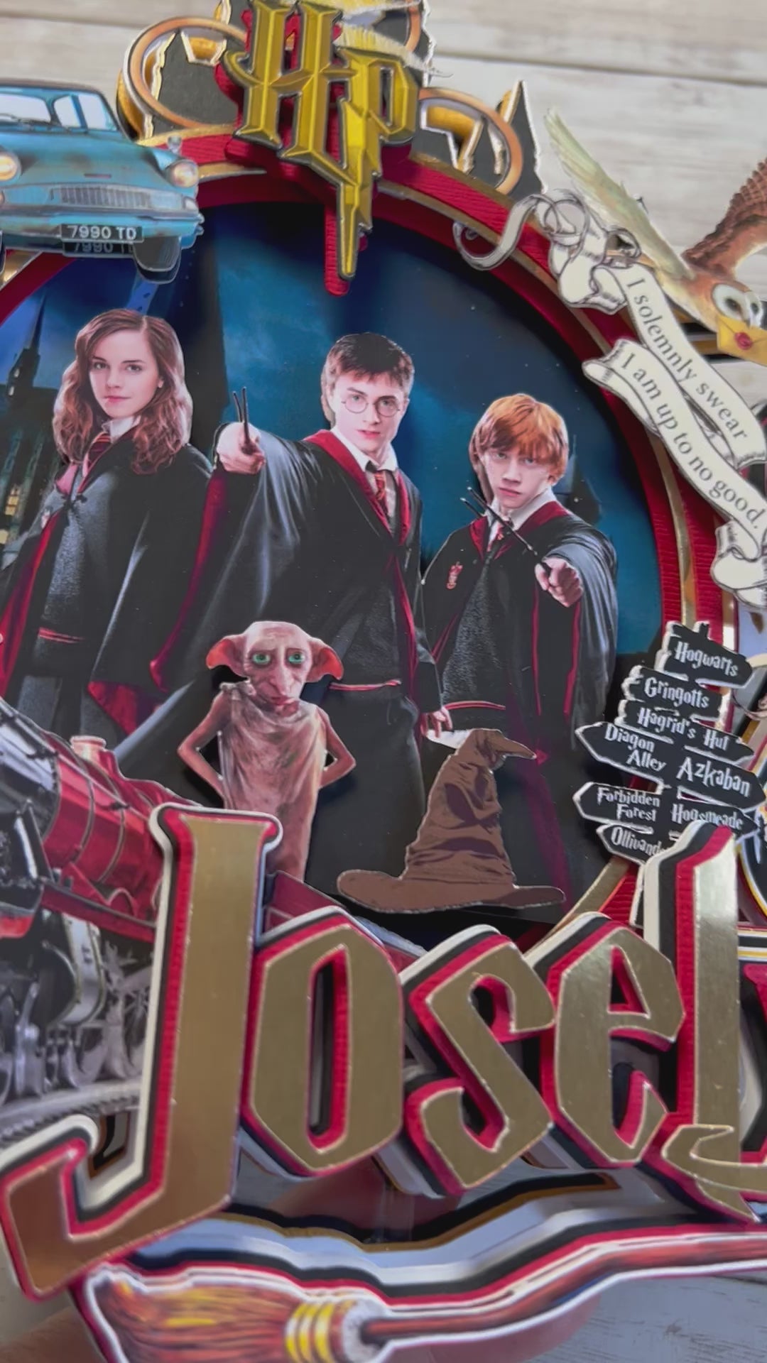 Harry Potter cake topper