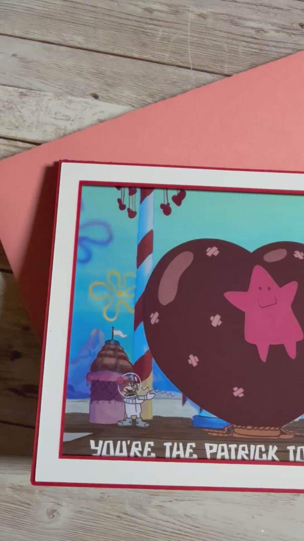 Patrick Star Valentine Card