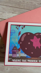 Patrick Star Valentine Card