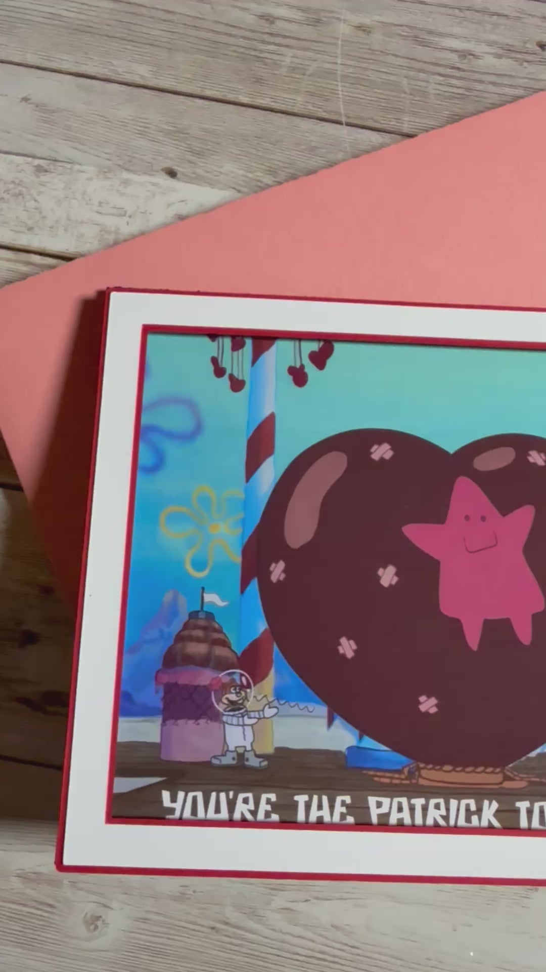 Patrick Star Valentine Card