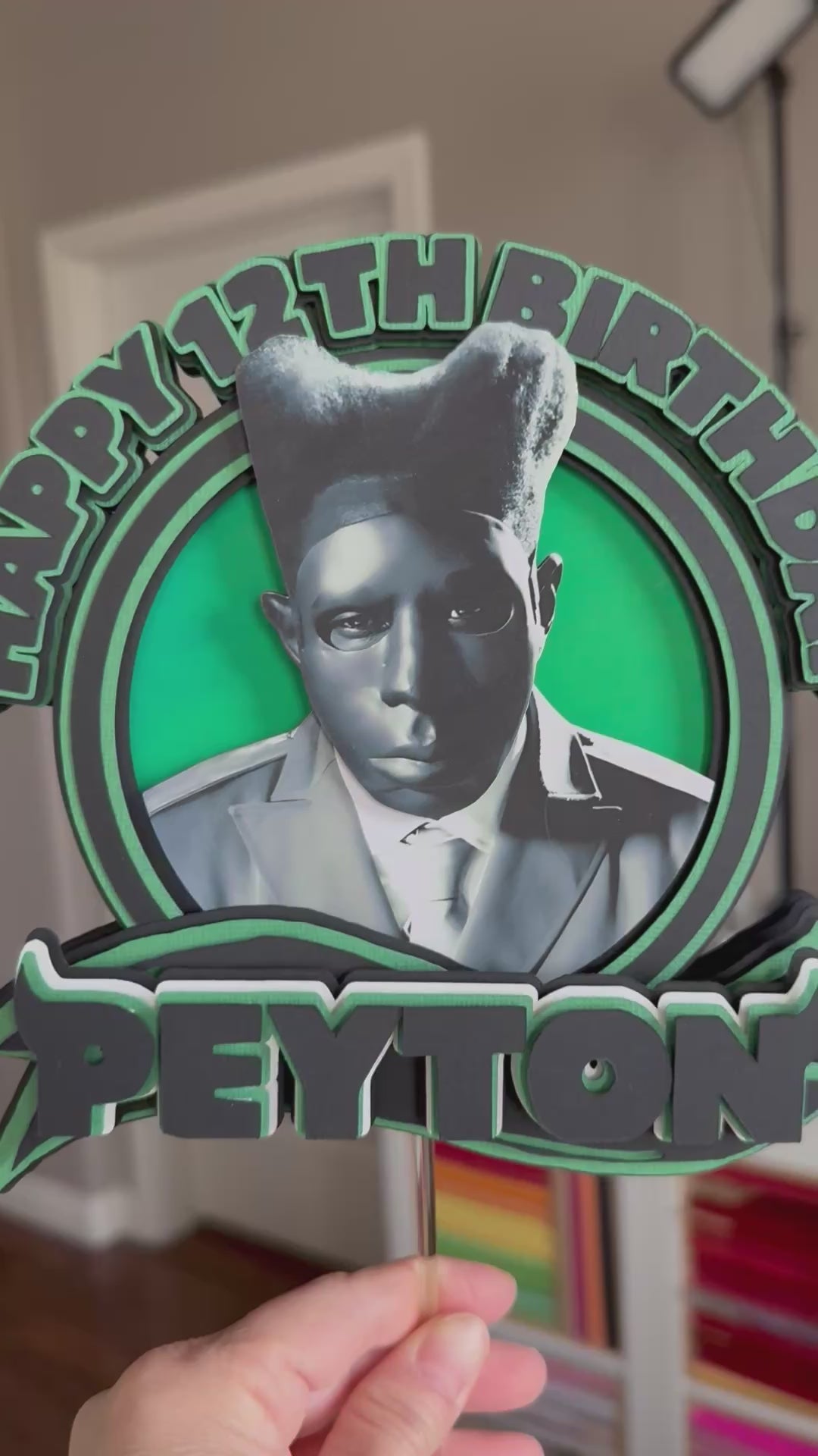 TYLER THE CREATOR CAKE TOPPER