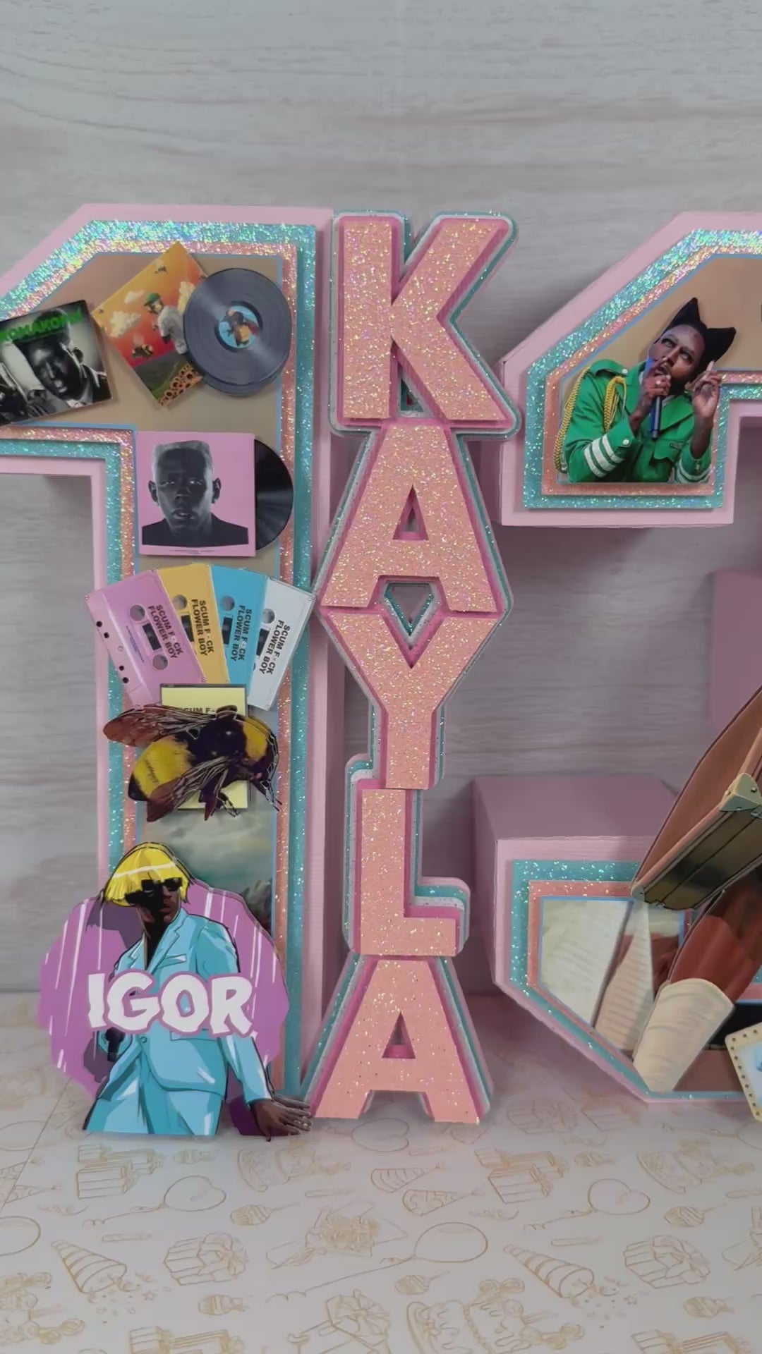 TYLER THE CREATOR 3D NUMBER