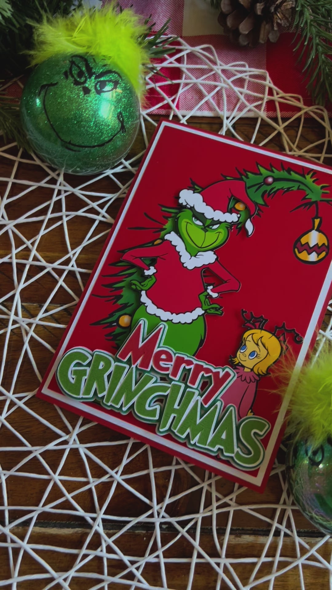 Merry Grinchmas holiday card