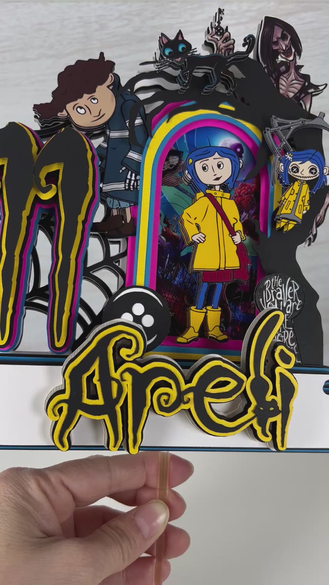 Coraline Jones Cake Topper