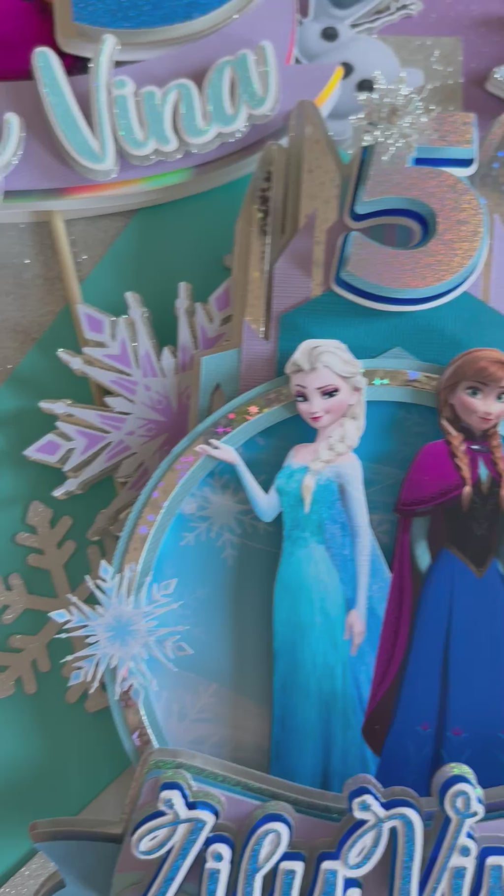 Frozen Cake Topper