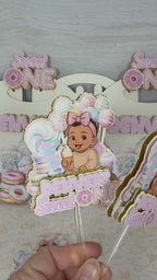 Sweet one cupcake toppers