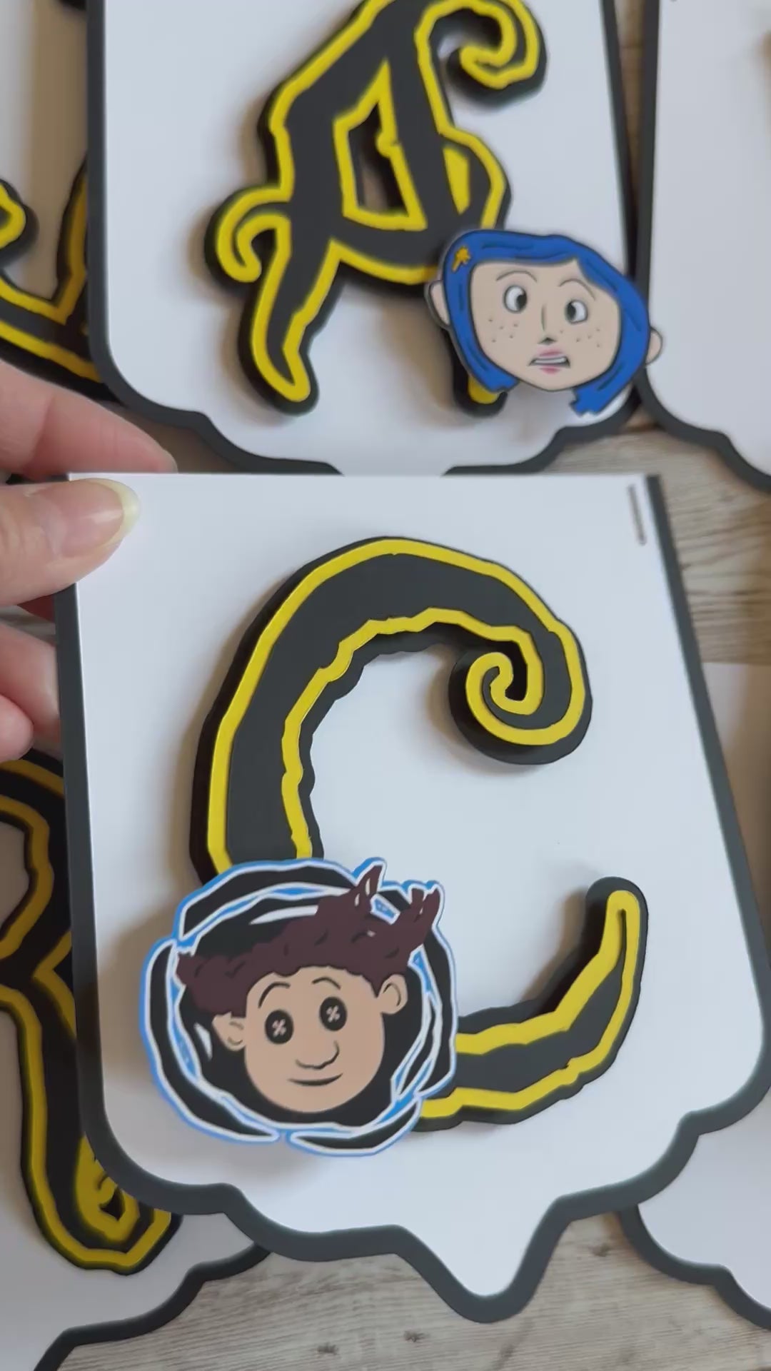 Coraline Birthday Banner