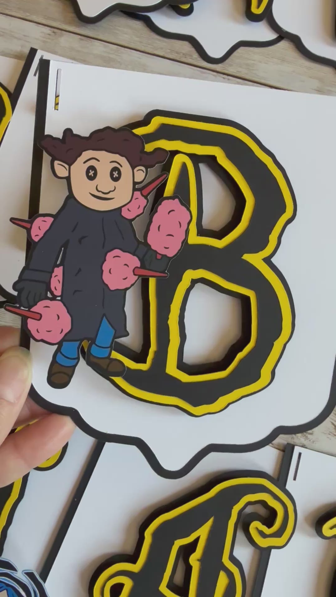 Coraline Birthday Banner