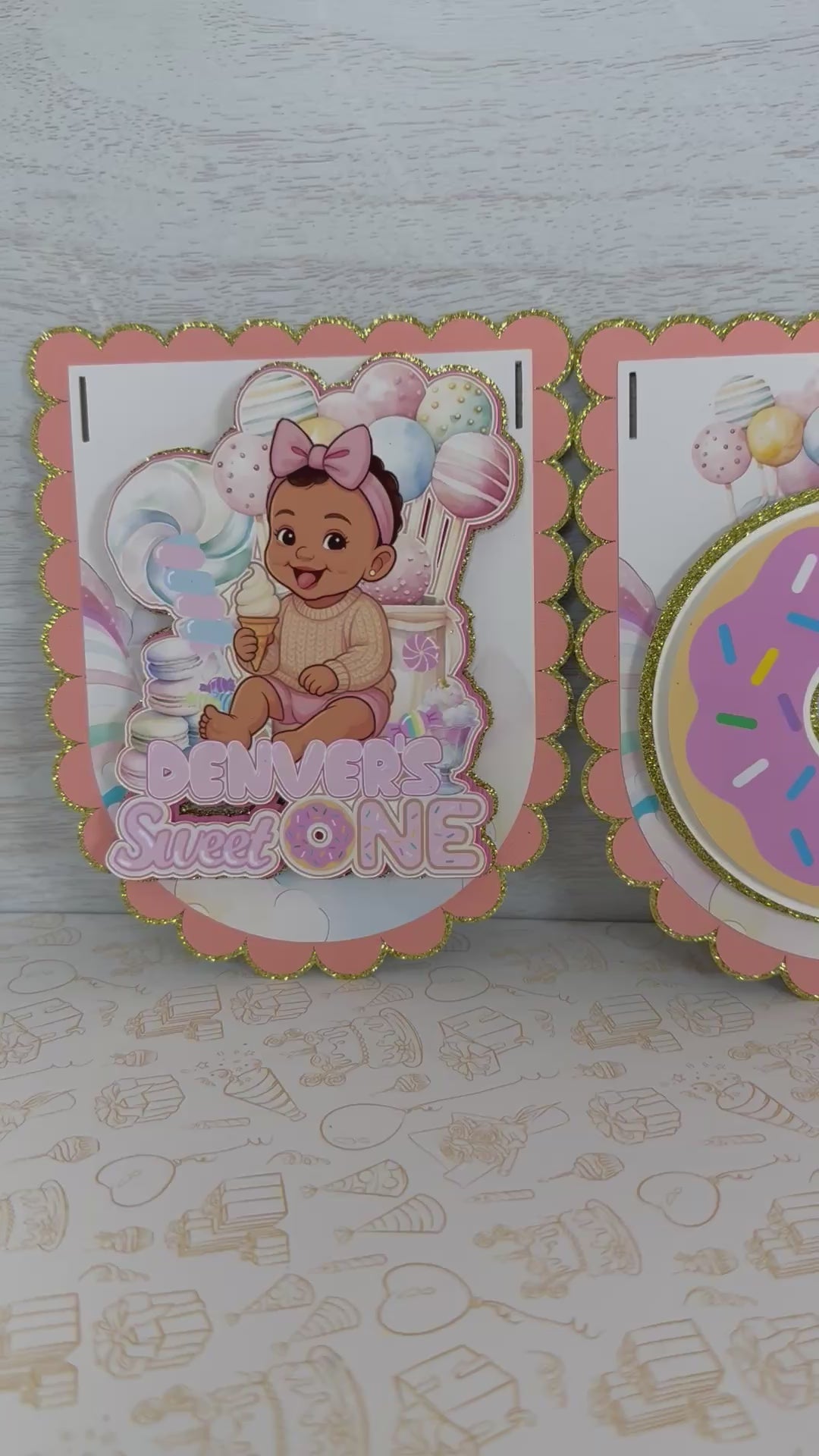Sweets highchair banner