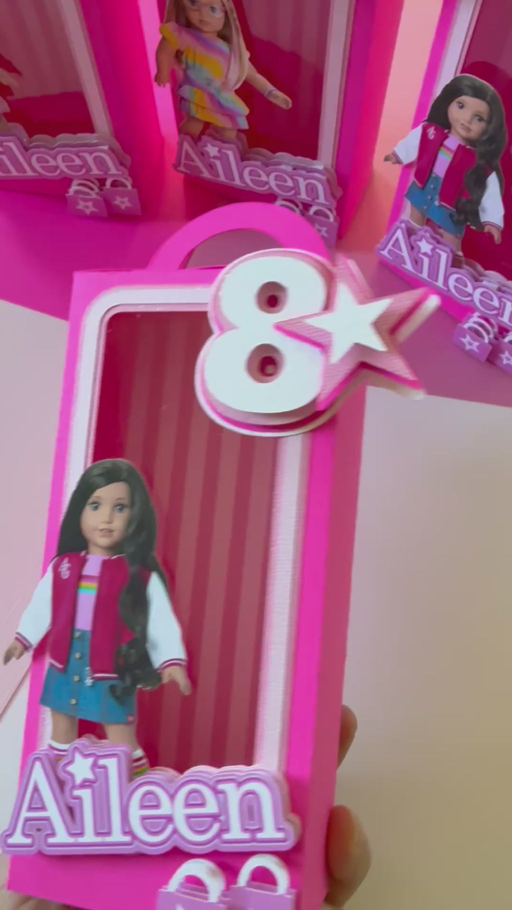 American Girl Favor Boxes