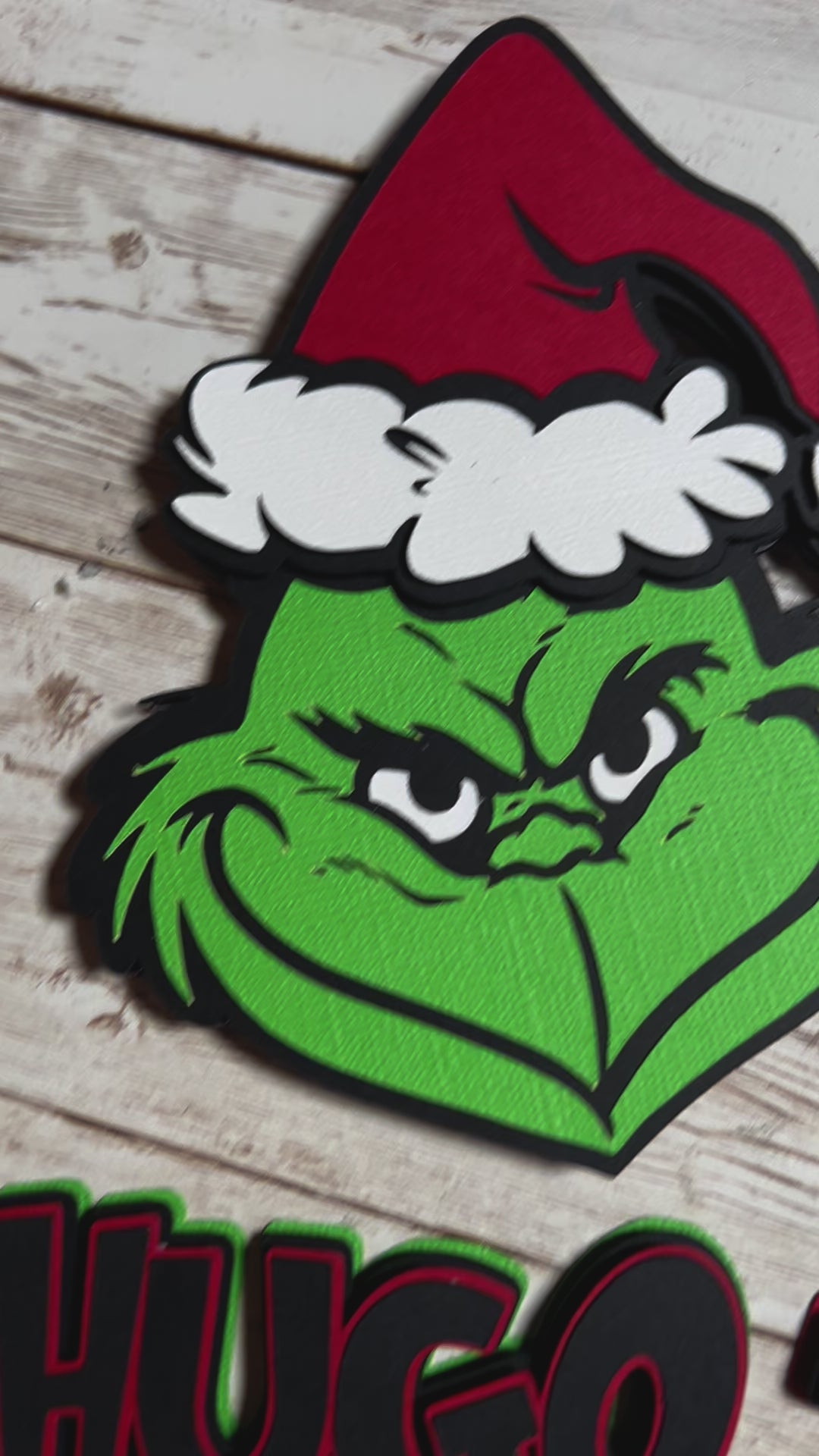 Grinchmas cake topper