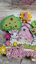 FARM CAKE TOPPER