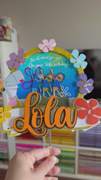 SWEET 16TH CAKE TOPPER