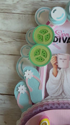 Spa Day Cake Topper