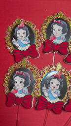 Snow White Cupcake Toppers