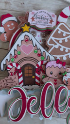 gingerbread cake topper