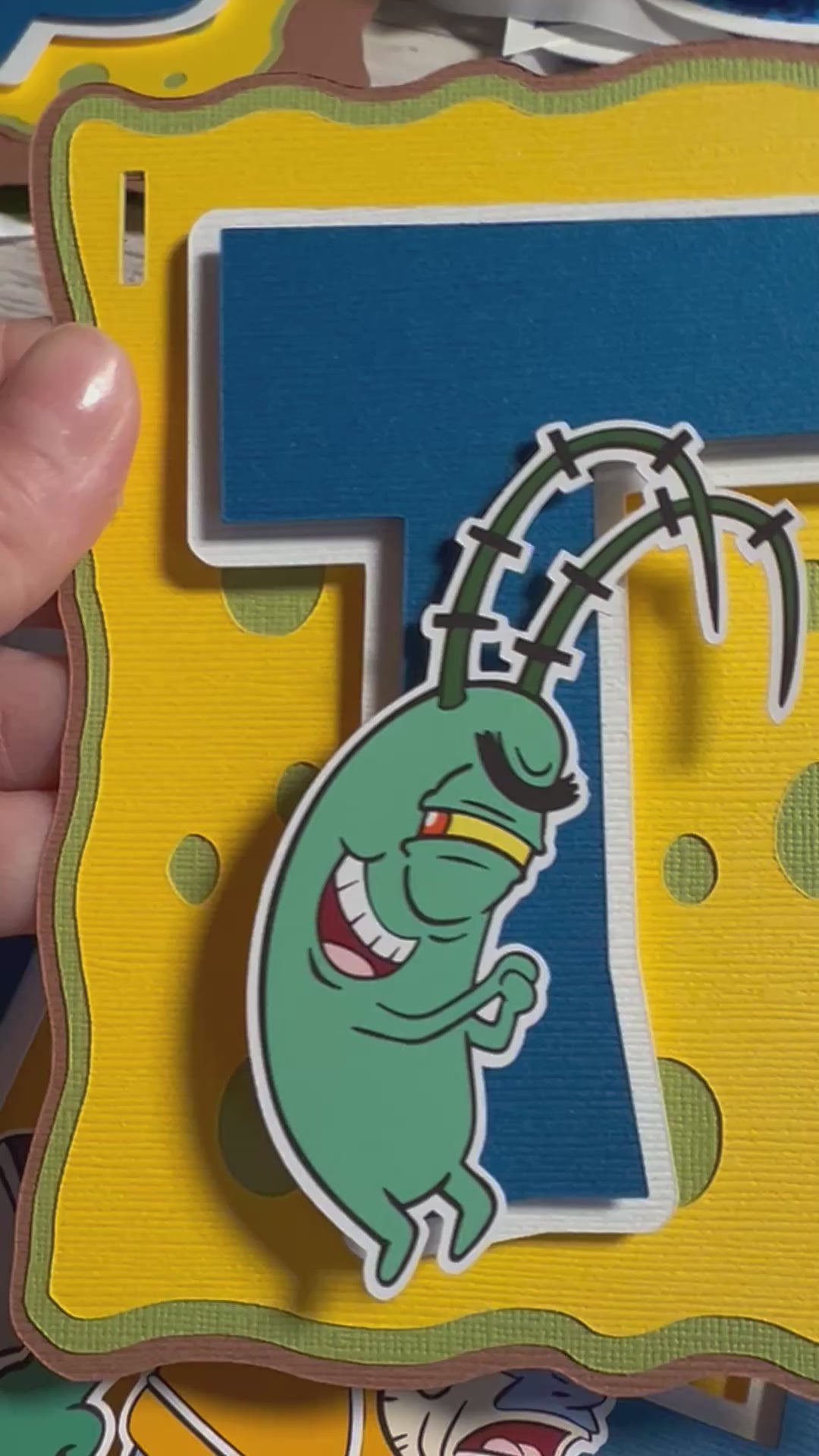 spongebob birthday banner