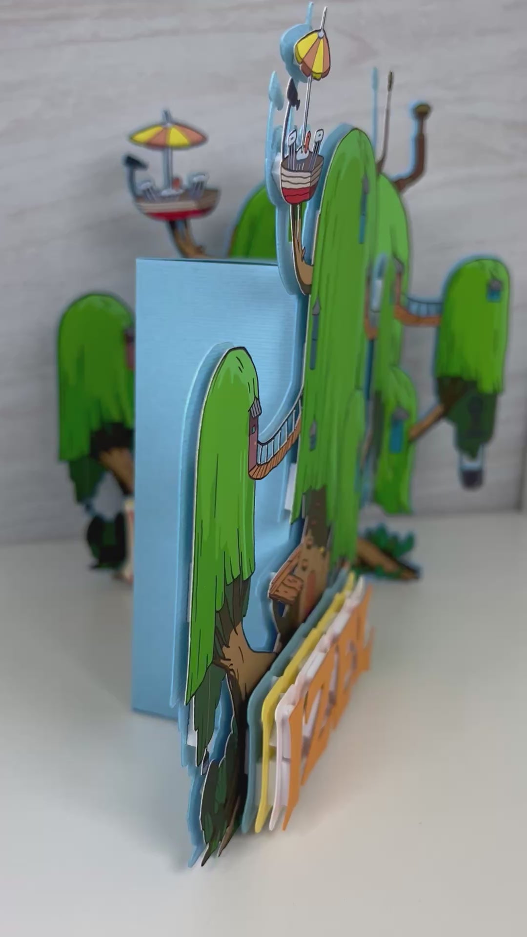 Adventure Time Treehouse Centerpiece