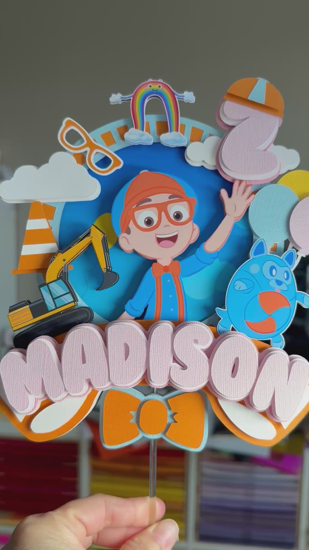 Blippi Cake Topper