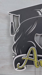 Cinnamon roll cake topper