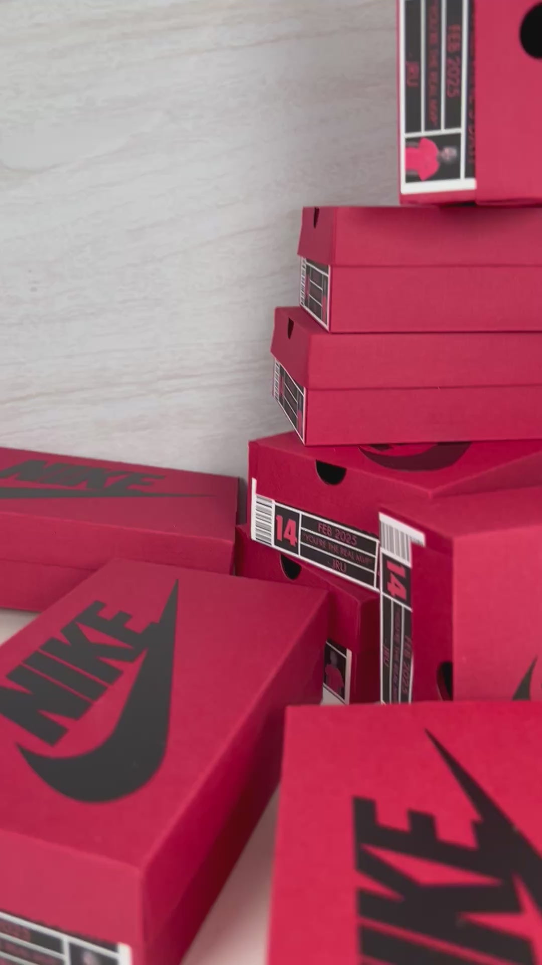 mini shoes favor boxes