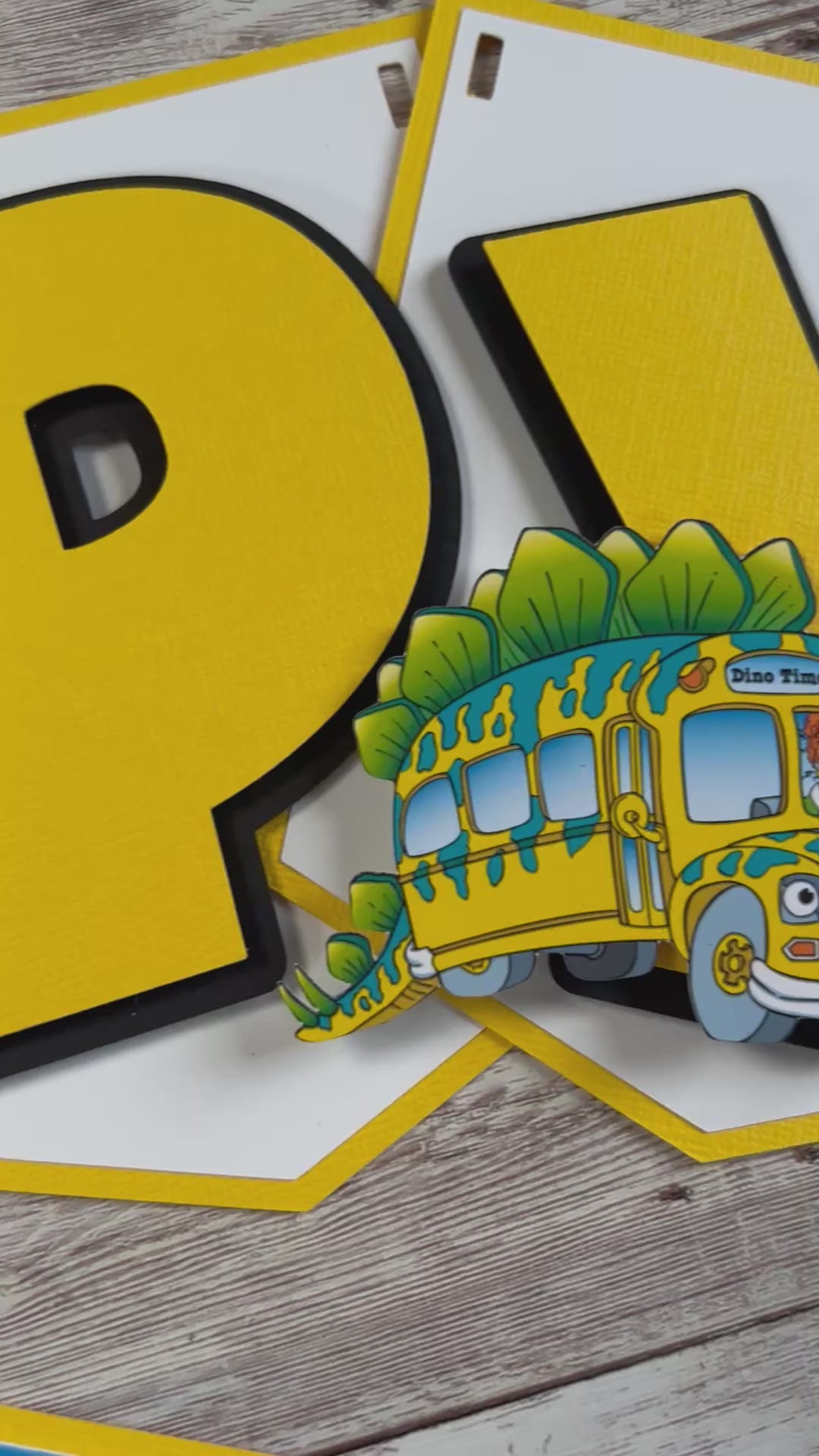 Magic School Bus Birthday Banner