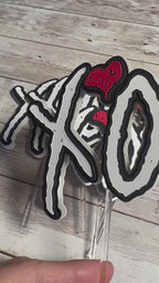 XO Weeknd Cupcake Toppers