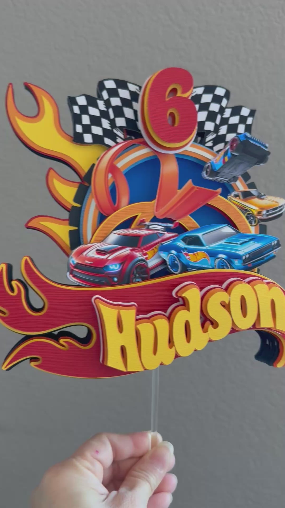 Hot Wheels Cake Topper perfect
