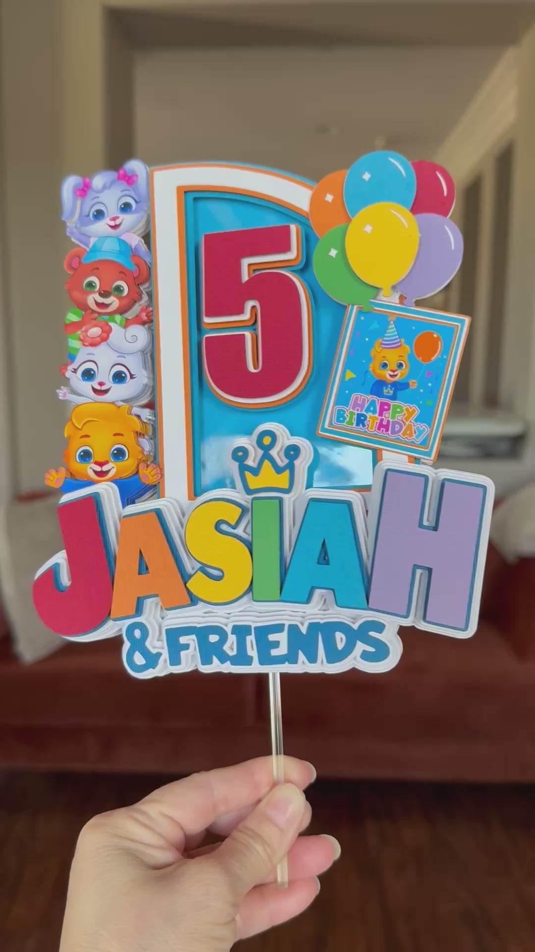 Lucas Cake Topper