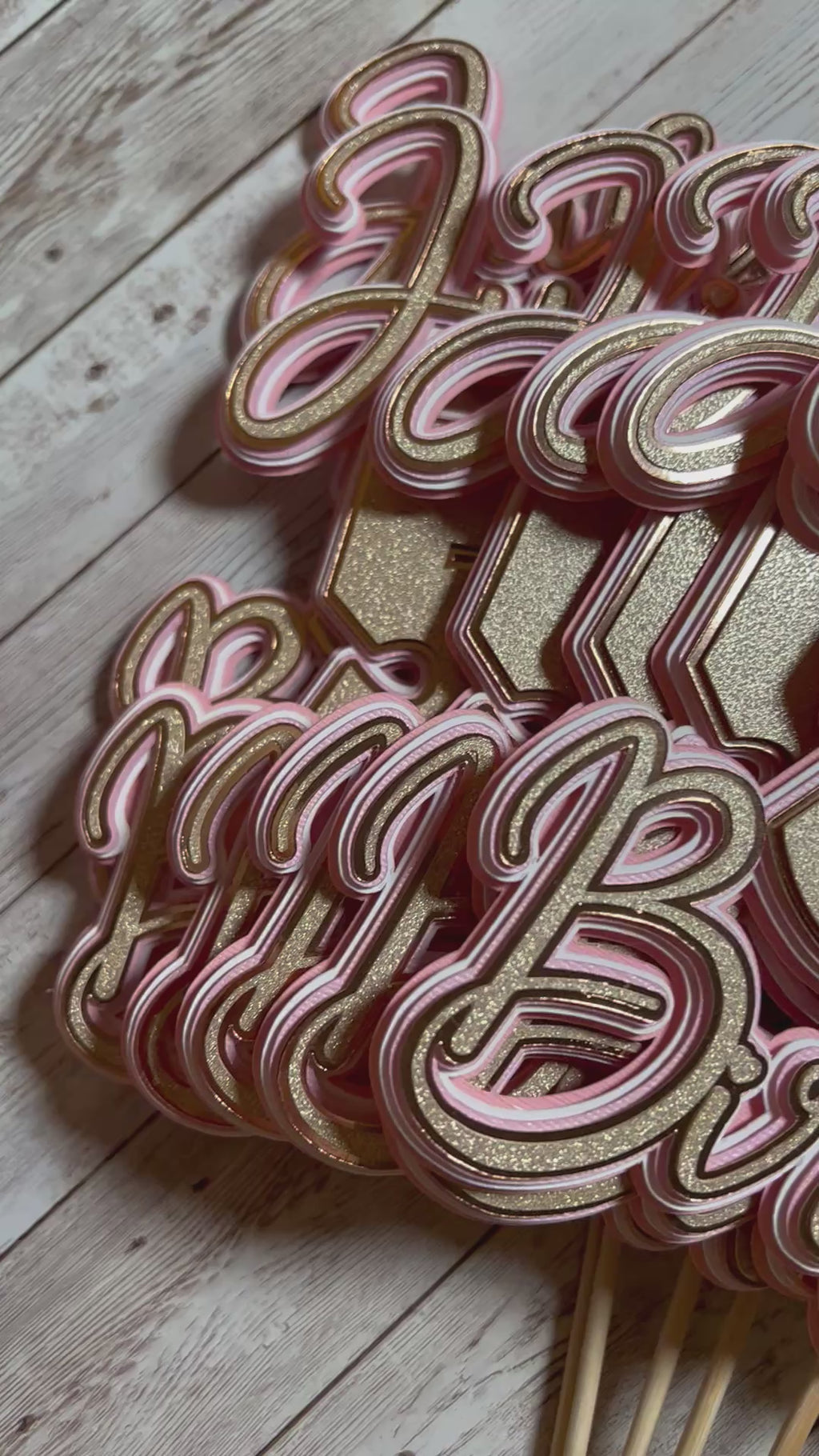 Personalized Centerpieces