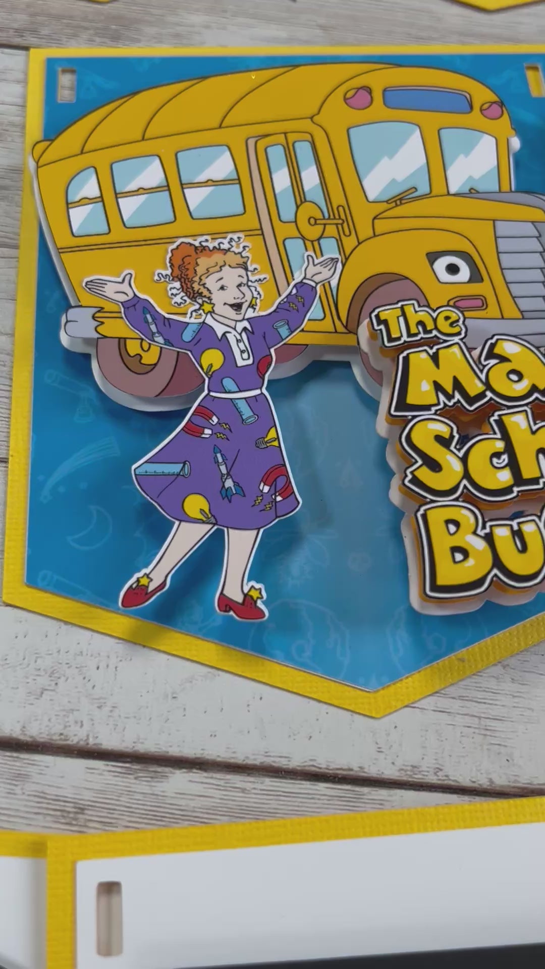 Magic School Bus Birthday Banner