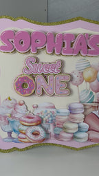 sweet one table decor