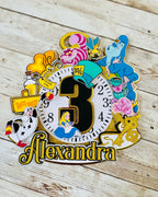 Alice In Wonderland Cake Topper