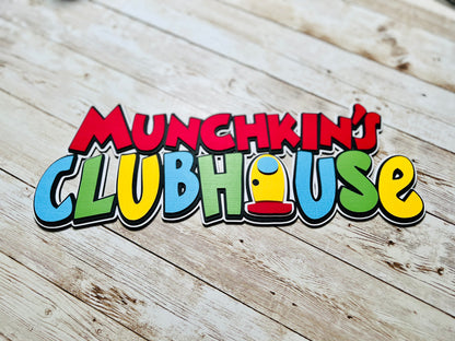 Personalized Mickey Mouse Clubhouse Logo 